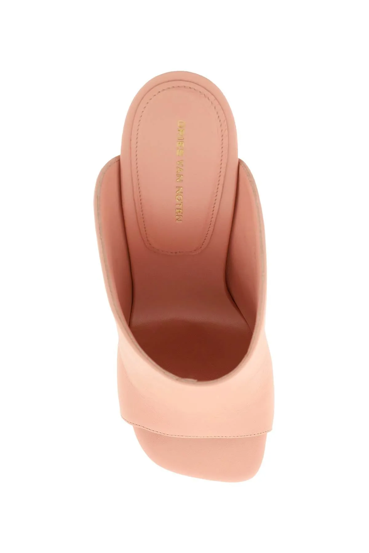 arched heel mules