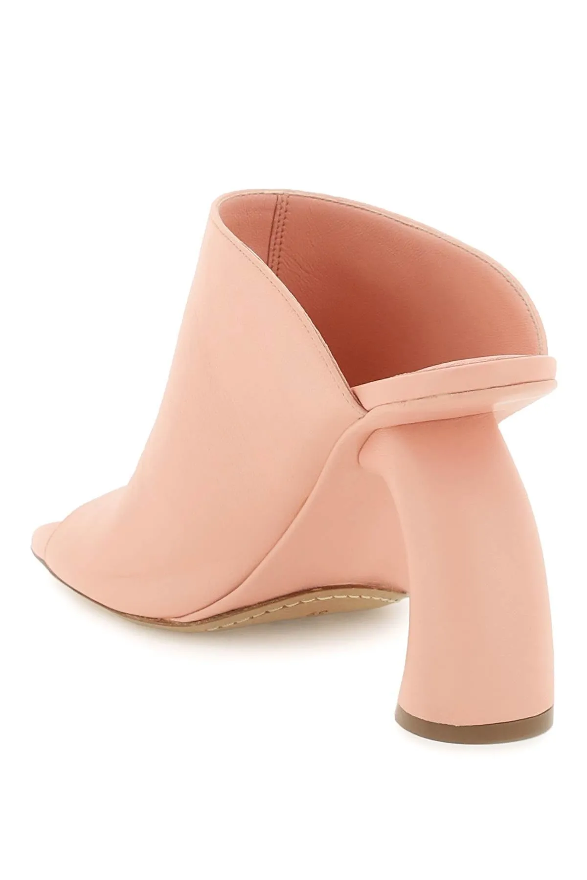 arched heel mules