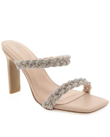 Billini Xandra - Diamante Sparkle Heels - Nude