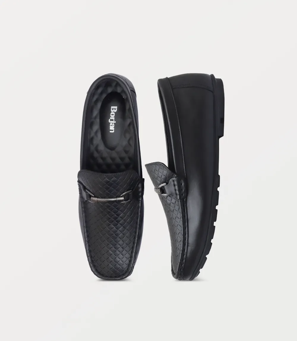 BM6767-BLACK-Men Loafers