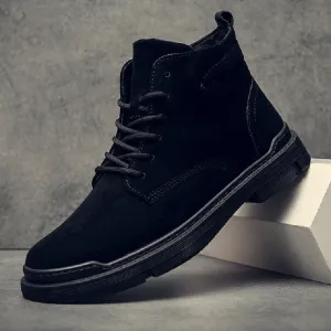 Casual leather shoes high-top boots Shoes