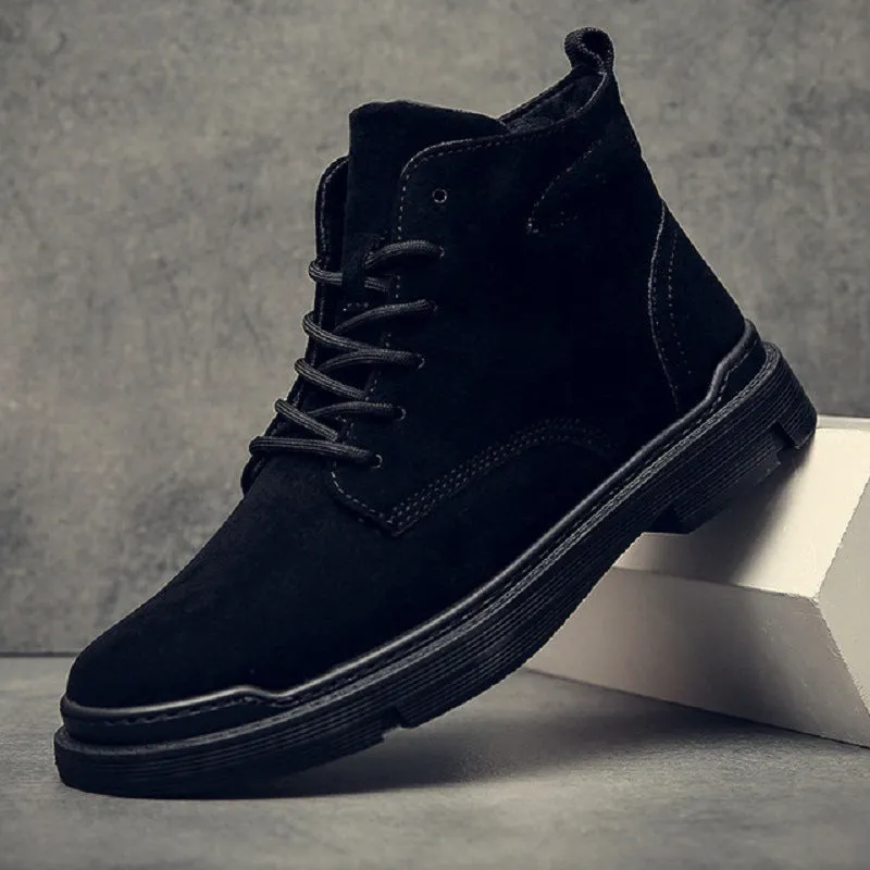 Casual leather shoes high-top boots Shoes
