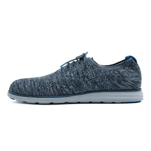 Cole Haan Original Grand Stitchlite Wingtip Oxford Low-Top Sneakers Fabric Grey Colour For Men