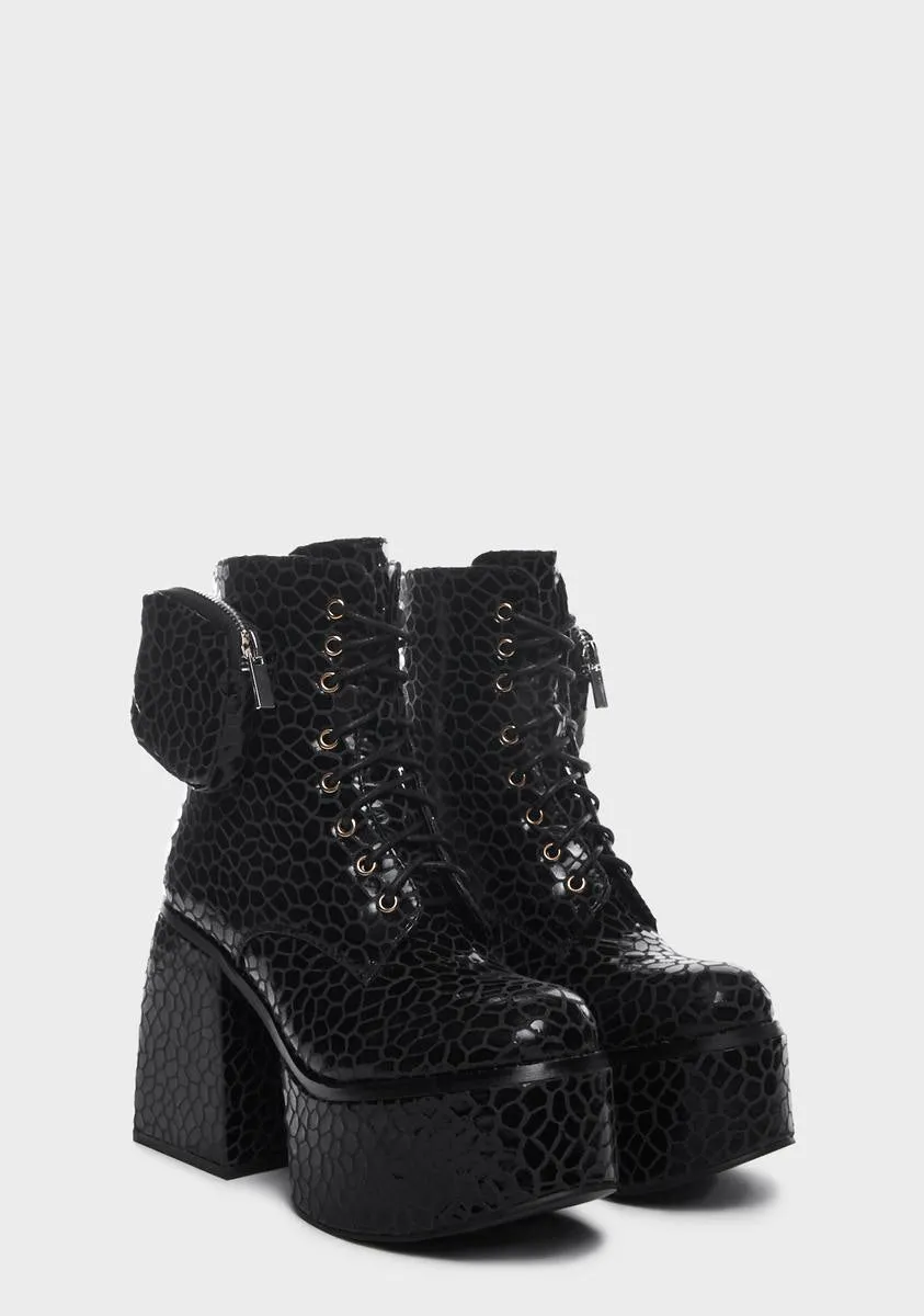 Croc Update My Socials Platform Boots