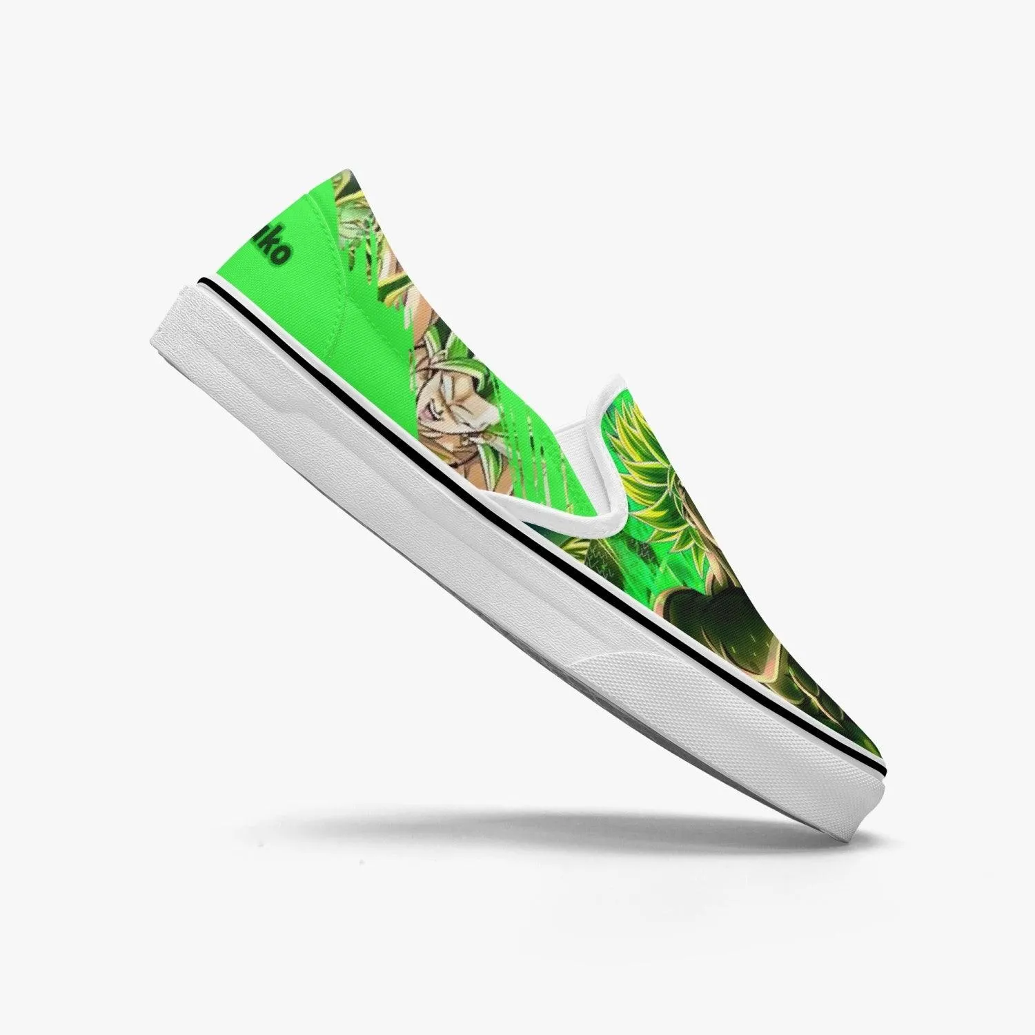 Dragonball Z Broly Slip Ons Anime Shoes