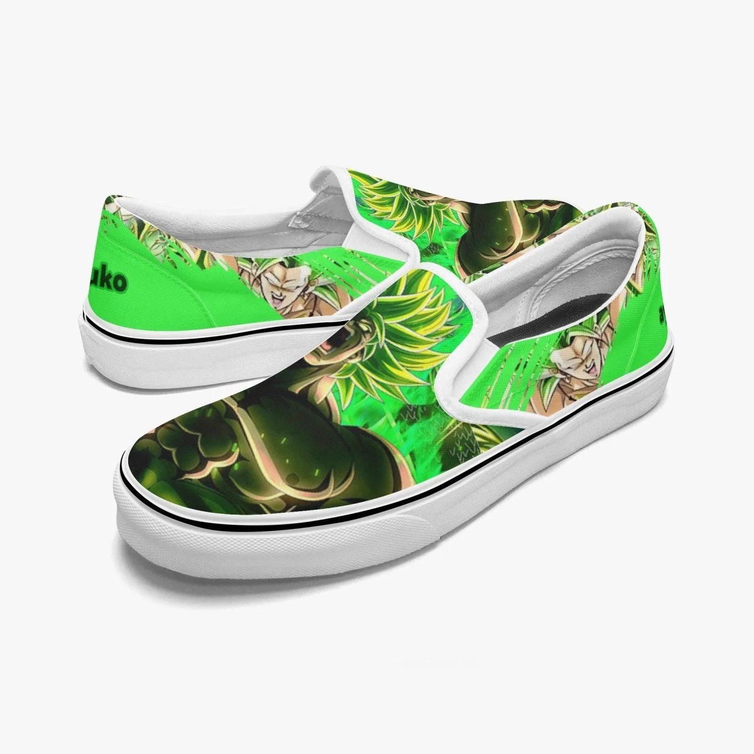 Dragonball Z Broly Slip Ons Anime Shoes
