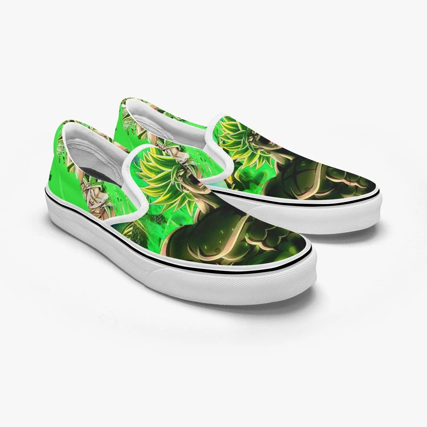 Dragonball Z Broly Slip Ons Anime Shoes