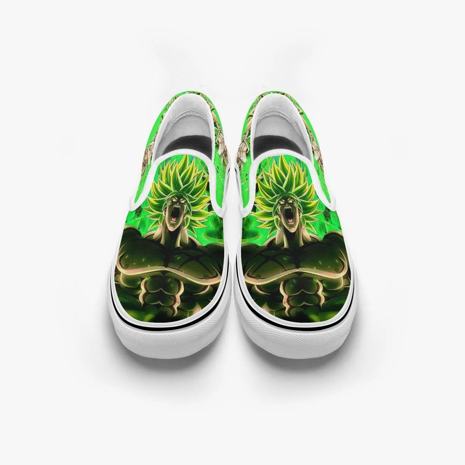 Dragonball Z Broly Slip Ons Anime Shoes