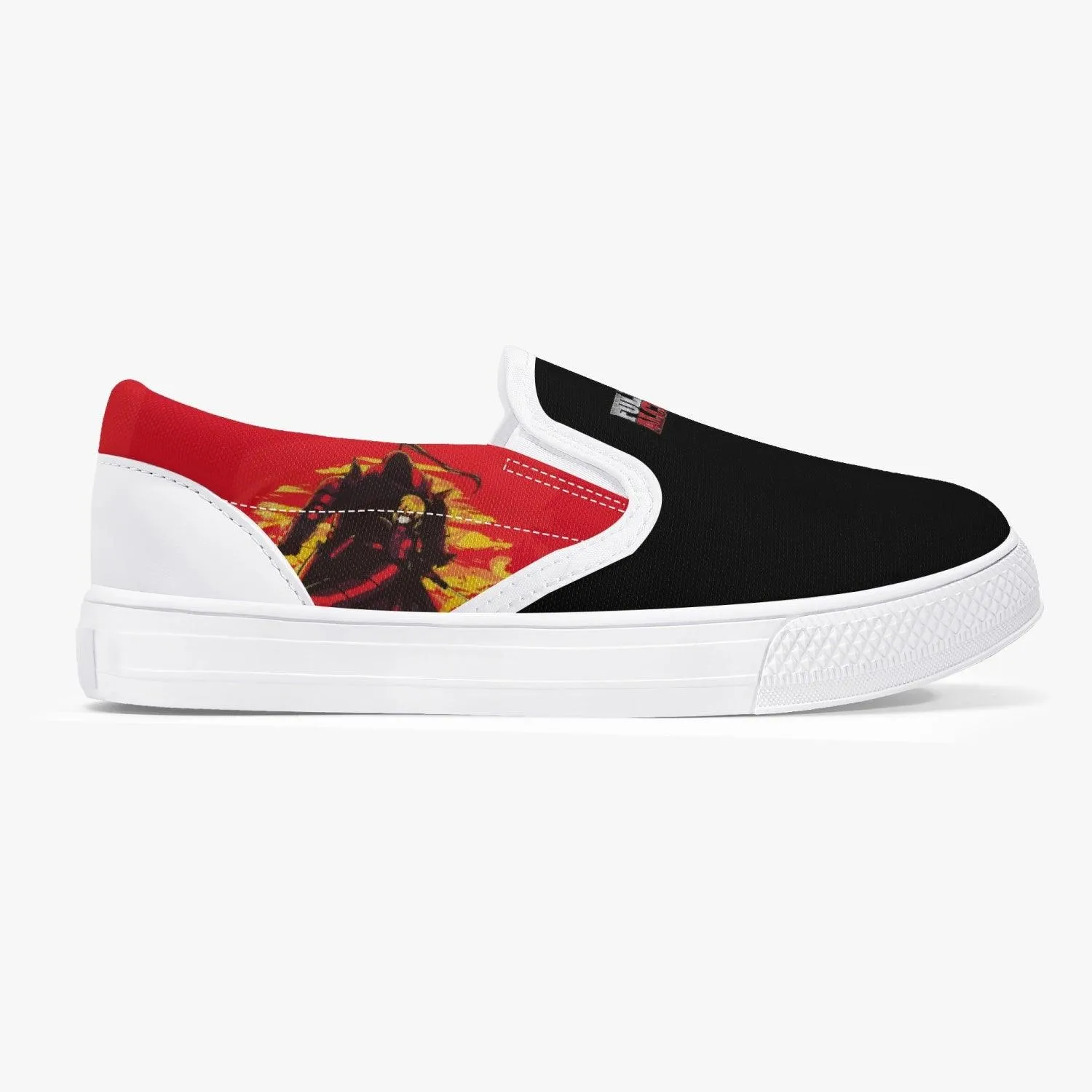 Fullmetal Alchemist Edward Kids Slip Ons Anime Shoes