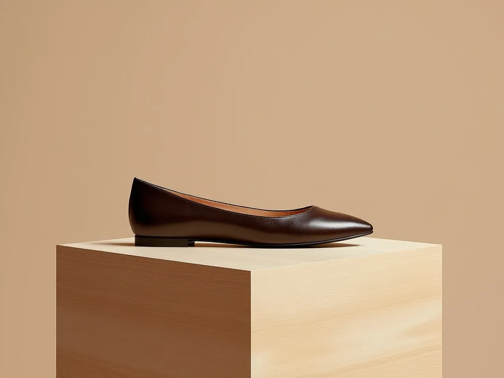 GIULIA • Custom Fitted Bespoke Ballet Flats • EXPRESSO BROWN