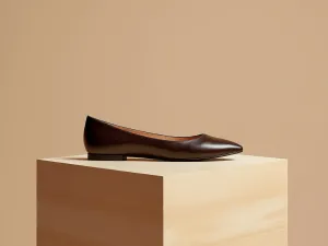 GIULIA • Custom Fitted Bespoke Ballet Flats • EXPRESSO BROWN