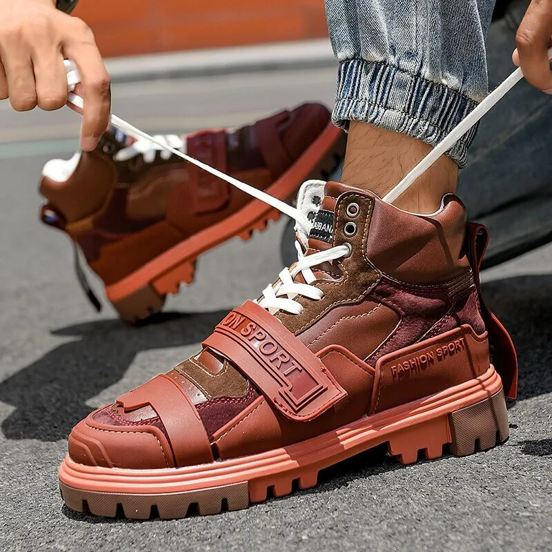 High Top Sneakers DTX100 Chunky dad shoes