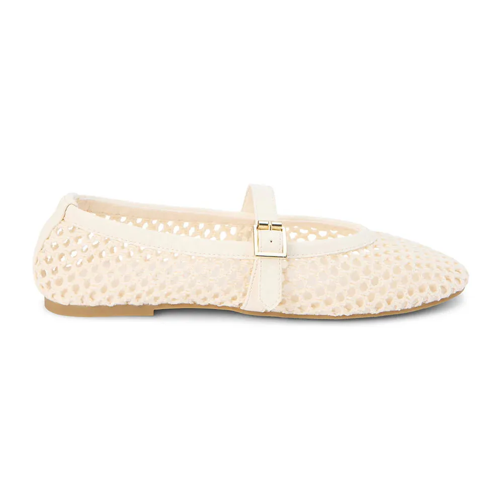IT GIRL MESH BALLET FLAT X IVORY