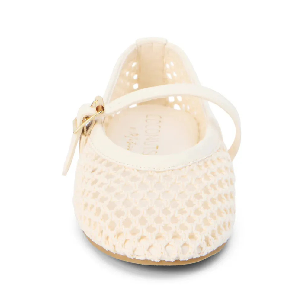 IT GIRL MESH BALLET FLAT X IVORY