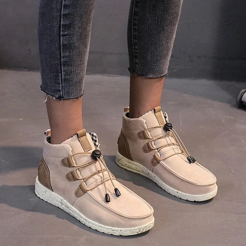 Multicolor Platform High Top Sneakers