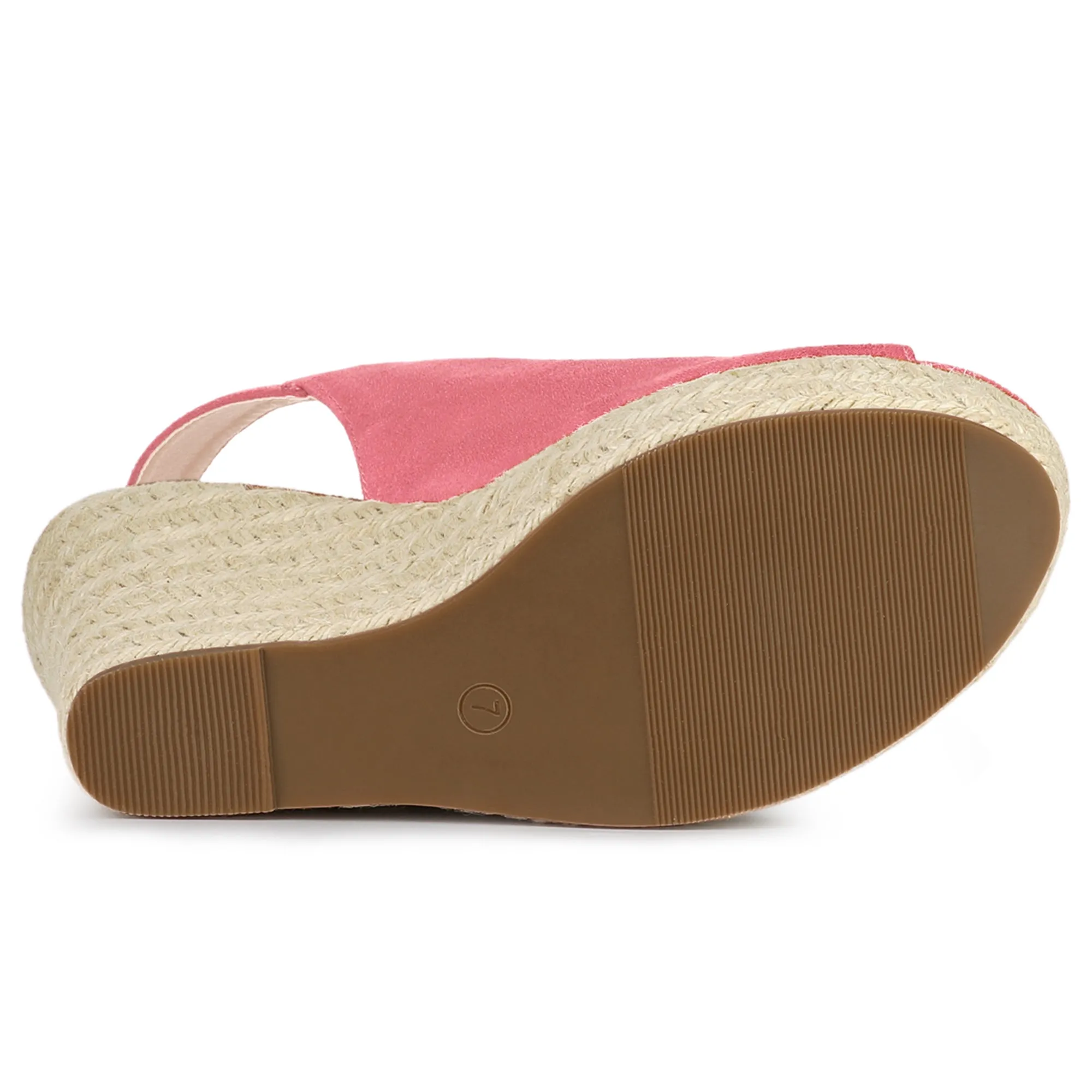 Open Toe Espadrille Platform Wedge Heel Slingback Sandals