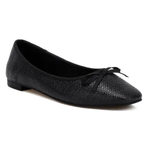 Raffia Ballet Flats