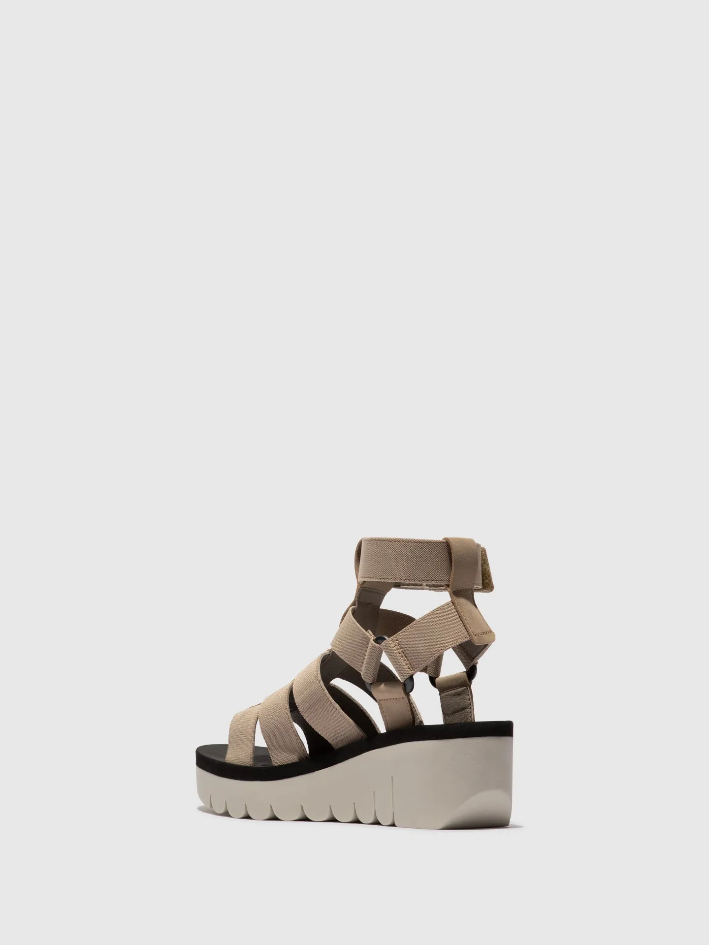 Strappy Sandals YUFI032FLY CLOUD/BEIGE/BLACK